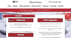 Desktop Screenshot of pizzarossa.pl