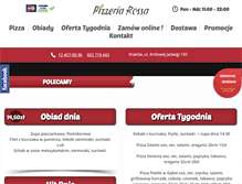 Tablet Screenshot of pizzarossa.pl